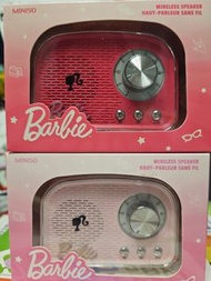 Barbie miniso藍牙埸聲器 wireless speaker