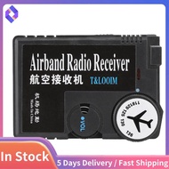 1 Piece 118-136MHz Airband Radio Receiver Black Plastic Air-To-Ground Aeronautical Band Receptor Dig