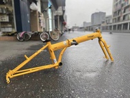 Fnhon KC2018 Folding Bike Frame 20 Inch Disc Brake Aluminum Alloy Universal for Business Travel Leis