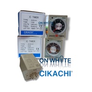 ORIGINAL CIKACHI TIMER RELAY 10MINUTE / 60SECOND 8PIN AH3-N1 240VAC