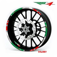 New High Quality 12 Pcs Fit Motorcycle Wheel Sticker Stripe Reflective Rim For Aprilia RSV4 RRR RSV4