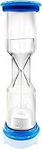 1st Choice 2 Minute Sand Timer, Blue,Sand Timer for Kids, Small Colorful Hour Glass Acrylic Covered 