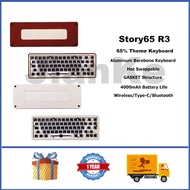 Story65 R3 wireless Bare Bone Keyboard Kit 65% RGB Hot Swappable GASKET Customized Mechanical Keyboa