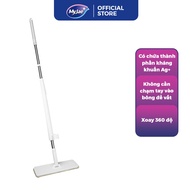 Cây Lau Nhà MyJae Đài Loan Sợi Microfiber Tự Vắt Kháng Khuẩn Ag+ 120cm