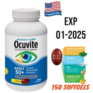 Bausch + Lomb Ocuvite Eye Vitamin for Adult 50+ 150 Minisoftgels.