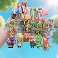 Langlang Mountain Little Monster Q Version Merchandise Soft Rubber Keychain Anime ip Merchandise Key