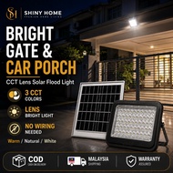 Brightway Solar Flood Light 90000W Outdoor Waterproof 3-Color LED Remote Timer Garden Home Security 
