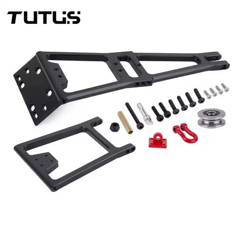 Heavy-Duty Tow Truck Crane Arm Kit For 1/10 RC Crawler SCX10 TRX4 Capra LCG Chassis Tools