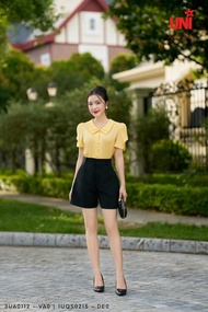 Quần Short Nữ UNIVTH Cạp Cao Hai Cúc Basic 1UQS0215 Uni Korean Fashion