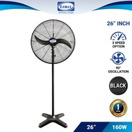 LEMAX 26" Inch Industrial Stand Fan/Kipas Berdiri Industri 26 Inci Strong Wind/Kuat Angin (ISF-26A, 