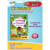 My Holiday Learning Crossword Activity Book/ Kindergarten/Montessori