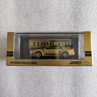 INNO64 NISSAN SKYLINE GT-R R34 TOP SECRET GOLD