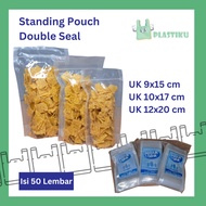 Standing Pouch Double Seal Plastic Clip/ 9x15/ 10x17/ 12x20