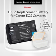 [KingMa] LP-E6 Camera Battery for CANON EOS and more Cameras with 1960mAh - LPE6 / LP E6 / LP-E6