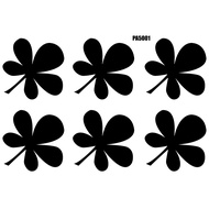 BALLOON STICKERS LEAF DAUN CLOVER SHAPE (A5 SIZE)