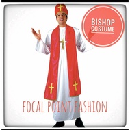 Adult men's bishop costume biblical religion nativity costume