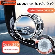 360 Degree Rotating Mini Convex Rearview Mirror Blind Spot Mirror Waterproof Car Mirror Blind Spot R