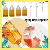 YOHII Coffee Syrup Press Bottle, Large Capacity 5/8/10CC Syrup Drip Dispenser, 1600ml with Scale Hon