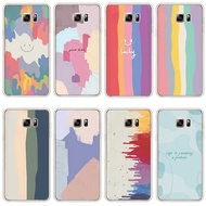 Samsung Galaxy note 4 5 8 Case TPU Soft Silicon Protecitve Shell Phone casing Cover