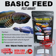 100gr pelet ikan channa auranti | makanan ikan channa maru | ikan channa auranti