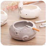 Cartoon ceramic ashtray cute kitten rabbit home living room soot trend office ashtray creative