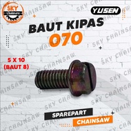 Sparepart Chainsaw Baut Kipas 5x10 (baut 8) 070 Senso Sinso Gergaji YS