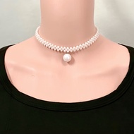 Fanmy | Aunur pearl | Pearl necklace style | Unisex Pearl Necklace | Plain pearl necklace | Simple p