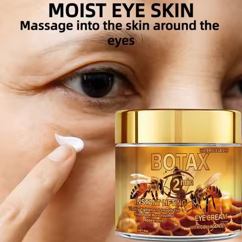 Lifting Eye Cream with Retinol, Collagen, Hyaluronic Acid & Bee Venom - Moisturizing Firming Anti Wr