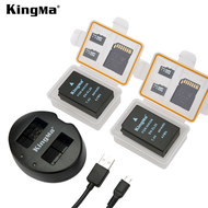 KingMa EN-EL20 850mAh Battery Pack and Dual USB Charger for Nikon Coolpix A 1 J1 J2 J3 AW1 S1 V3 Cam