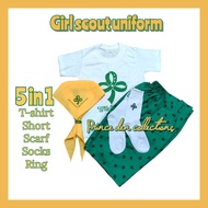 NEW COD GIRL SCOUT UNIFORM COMPLETE SET (6 in 1) TWINKLER STAR JUNIOR