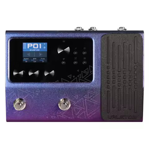 Chinese version Valeton GP-100 Multi Guitar Effect Processor 140 Built In Effect Loop Multilingual E