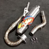 Racing exhaust DTM 150, DTM200, DMX R150, crf 150l, crf230, xr200,xr 150 muffler pipe klx 150 slg bf