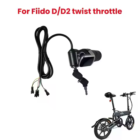 ABWY-For Fiido Electric Bike D1/D2 Spare Parts Accelerator Twist Throttle With Screen