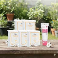 Combo of 5 Makeup Remover Pads 222 Cotton Pads 3 Layers Made of Natural Cotton, Soft for the Skin