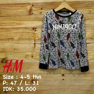 H*m kids t-shirt size 4-5 years