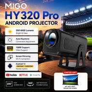 3 YEAR WARRANTY 🔥 HY320 PRO Projector 4K Android 13.0 Big LCD 4K Mini Projector 1080P Dual Band WiFi