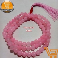 PINK ROSE STONE TASBIH 8 MM 99 PIECES