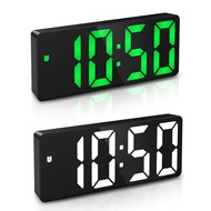 Digital Alarm Clock LED Alarm Clock Beside Clock Snooze Temperature Date Time Brightness Adjustable 