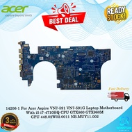 14206-1 For Acer Aspire VN7-591 VN7-591G Laptop Motherboard With i5 i7-4710HQ CPU GTX860 GTX960M GPU