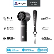 Amgras Icemeta Fan Pro3 Portable Handheld Cooling Misting Fan 6000mAh Dynamic LED Screen