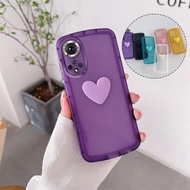 HUAWEI Nova 11i Case 3D Love Heart Transparent Silicone Phone Case for Nova 11 Pro 8 7i 6se Camera Lens Protection Tpu Cover