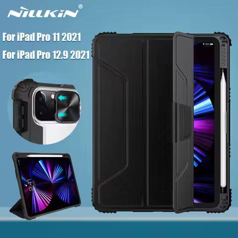 NILLKIN For iPad Pro 12 9 Case 2022/2021 Magnetic Case For iPad Pro 11 2022/2021 Camera Protection C
