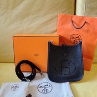 Hermes mini evelyne - Noir colour