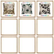 SBKSMIX Edition Sofa Chair Cushion Cover 30x30 cm Mixed Sofa Chair Fabric Material (Only Urung) Seri