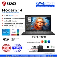 MSI Modern 14 F13MG-025PH Intel i5 1335U 16GB RAM Intel UHD Graphics 512GB SSD 14" IPS FullHD Window