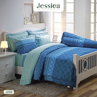 Jessica Cotton mix พิมพ์ลาย J256 ชุดเครื่องนอน ผ้าปูที่นอน ผ้าห่มนวม เจสสิก้า พิมพ์ลายได้อย่างประณีตสวยงาม
