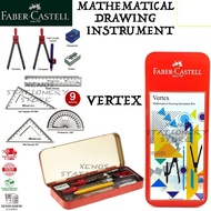 FABER CASTELL MATHEMATICAL DRAWING INSTRUMENT SET VERTEX / FABER CASTELL VERTEX MATHEMATICAL DRAWING