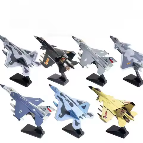 SR-71 SU-35 SU-57 B-2A J10 J15 J30 J31 F16 F18 F35 F-22 simulation Fighter Jet Alloy Military Model 