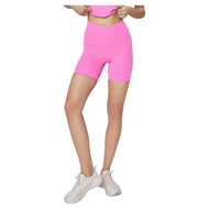 กางเกงกีฬาขาสั้[LAGO Biker Short] - สี Barbie Pink กางเกงออกกำลังกาย กางเกงกีฬา ขาสั้นนผู้หญิงสีชมพู