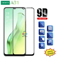 LAYAR Tg Anti-Scratch Oppo A31 Screen Tempered Glass Full Screen Guard protector Premium HP protecto